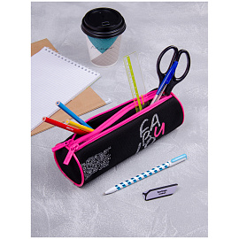 Пенал-тубус 2 отделения, 210*70 Berlingo "Fabulous", полиэстер