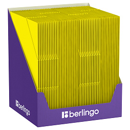 Папка на резинке Berlingo "Soft Touch" А4, 600мкм, желтая