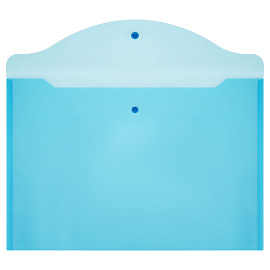 Папка-конверт на кнопке OfficeSpace А3, 180мкм, синяя