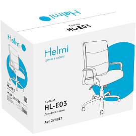 Кресло руководителя Helmi HL-E03 "Accept", экокожа черная фото Кресло руководителя Helmi HL-E03 "Accept", экокожа черная