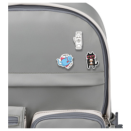 Набор акриловых значков MESHU "Three cats", прямая УФ-печать, 3шт. фото Набор акриловых значков MESHU "Three cats", прямая УФ-печать, 3шт.