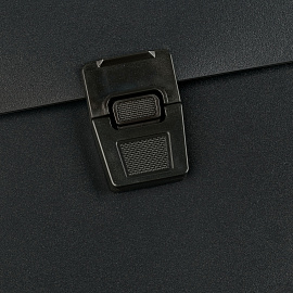 Папка-портфель 13 отделений OfficeSpace А4, 700мкм, на замке, пластик, черный