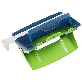 Дырокол Berlingo "Power TX" 10л., металлический, с линейкой, зеленый фото Дырокол Berlingo "Power TX" 10л., металлический, с линейкой, зеленый