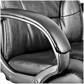 Кресло руководителя Helmi HL-E08 "Receipt", экокожа черная фото Кресло руководителя Helmi HL-E08 "Receipt", экокожа черная