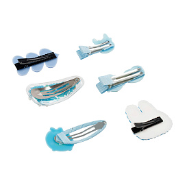 Заколки для волос MESHU, голубые, 6шт., европодвес фото Заколки для волос MESHU, голубые, 6шт., европодвес