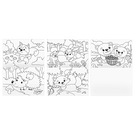 Раскраска А4, 8 стр., ТРИ СОВЫ "Любимые животные
