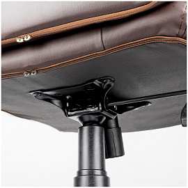 Кресло руководителя Helmi HL-E29 "Brilliance", экокожа коричневая, мягкий подлокотник фото Кресло руководителя Helmi HL-E29 "Brilliance", экокожа коричневая, мягкий подлокотник