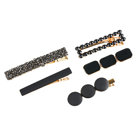 Заколки для волос MESHU, черные, 5шт., европодвес фото Заколки для волос MESHU, черные, 5шт., европодвес