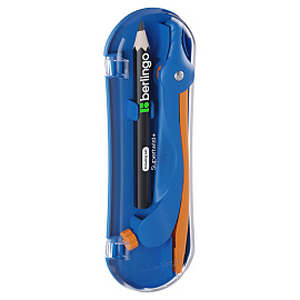 Готовальня Berlingo "Supertwist", 2 предмета, пластиковый циркуль 120мм, + карандаш, пластиковый футляр фото Готовальня Berlingo "Supertwist", 2 предмета, пластиковый циркуль 120мм, + карандаш, пластиковый футляр