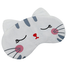 Маска для сна MESHU "White kitten", пакет zip-lock, европодвес фото Маска для сна MESHU "White kitten", пакет zip-lock, европодвес