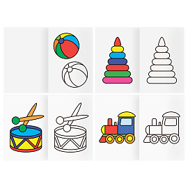 Раскраска А5, 16 стр., ТРИ СОВЫ "Посмотри и раскрась. Выпуск №2