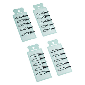 Заколки для волос MESHU, невидимки фигурные, 5шт., 6см, европодвес фото Заколки для волос MESHU, невидимки фигурные, 5шт., 6см, европодвес