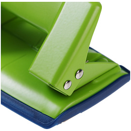 Дырокол Berlingo "Power TX" 10л., металлический, с линейкой, зеленый фото Дырокол Berlingo "Power TX" 10л., металлический, с линейкой, зеленый