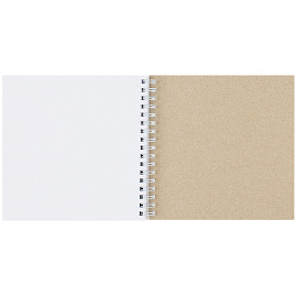 Скетчбук 60л., 150*150 MESHU "Avocadreams", на гребне, выб. лак, soft-touch, 120г/м2