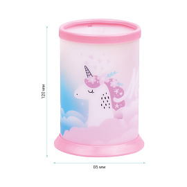 Подставка-стакан MESHU "Unicorn", пластиковая, розовая фото Подставка-стакан MESHU "Unicorn", пластиковая, розовая