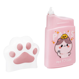 Корректирующая лента MESHU "Paw", 5мм*12м, пвх-бокс, европодвес фото Корректирующая лента MESHU "Paw", 5мм*12м, пвх-бокс, европодвес
