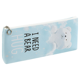 Пенал мягкий 200*85*30 MESHU "Bear hug", искусственная кожа фото Пенал мягкий 200*85*30 MESHU "Bear hug", искусственная кожа