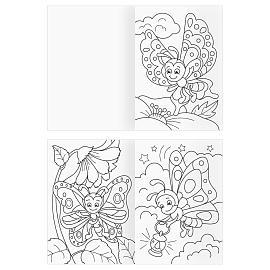 Раскраска А4, 8 стр., ТРИ СОВЫ "Сказочная раскраска