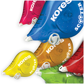 Корректирующая лента Kores Скутер 4.2 мм x 8 м фото Корректирующая лента Kores Скутер 4.2 мм x 8 м