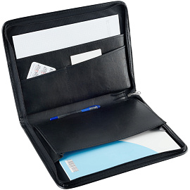 Папка деловая OfficeSpace "Bergamo" кожзам, на молнии, тиснение крокодил фото Папка деловая OfficeSpace "Bergamo" кожзам, на молнии, тиснение крокодил