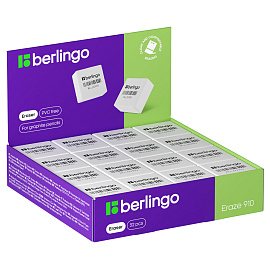 Ластик Berlingo "Eraze 910", прямоугольный, 28*28*13мм фото Ластик Berlingo "Eraze 910", прямоугольный, 28*28*13мм