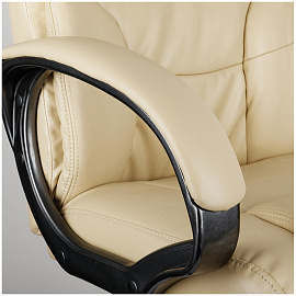 Кресло руководителя Helmi HL-E08 "Receipt", экокожа бежевая фото Кресло руководителя Helmi HL-E08 "Receipt", экокожа бежевая