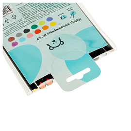 Набор капиллярных ручек MESHU 12цв., 0,4мм, европодвес фото Набор капиллярных ручек MESHU 12цв., 0,4мм, европодвес