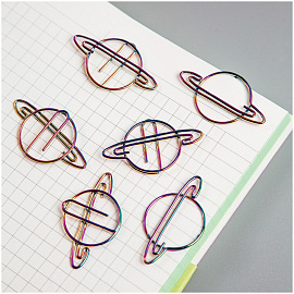 Скрепки фигурные 23мм, MESHU "Planets", 6шт., пакет с европодвесом фото Скрепки фигурные 23мм, MESHU "Planets", 6шт., пакет с европодвесом