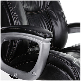 Кресло руководителя Helmi HL-E19 "Basis" экокожа черная