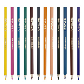 Карандаши акварельные Красин "Айвазовский", 24цв., трехгран., заточен., картон, европодвес