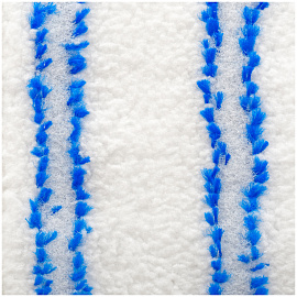 Насадка МОП для швабры OfficeClean Professional с карманами, 40*10см, микрофибра\абразив, бело-синяя