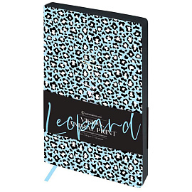 Ежедневник недатированный, А5, 136л., кожзам, Greenwich Line "Vision. Animal print. Leopard", тон. блок, цветной срез
