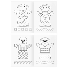 Раскраска А4, 16 стр., ТРИ СОВЫ "Кукольный театр