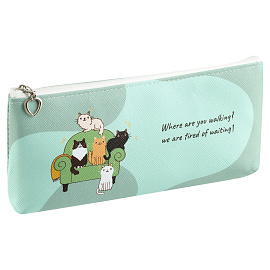 Пенал мягкий 200*85*30 MESHU "Cats", искусственная кожа фото Пенал мягкий 200*85*30 MESHU "Cats", искусственная кожа