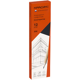 Карандаш ч/г Красин "Конструктор" 5М (5B) шестигран., заточен. фото Карандаш ч/г Красин "Конструктор" 5М (5B) шестигран., заточен.