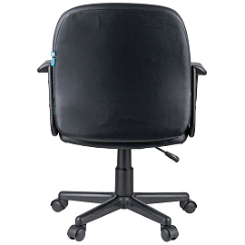 Кресло оператора Helmi HL-M01 "Brief", экокожа черная фото Кресло оператора Helmi HL-M01 "Brief", экокожа черная