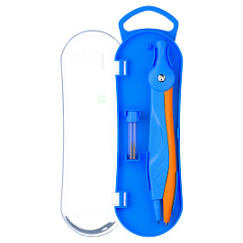 Готовальня Berlingo "Supertwist", 2 предмета, пластиковый циркуль 120мм, пластиковый футляр фото Готовальня Berlingo "Supertwist", 2 предмета, пластиковый циркуль 120мм, пластиковый футляр