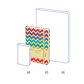 Ежедневник недатированный, А5, 136л., кожзам, Berlingo "Geometry", с рисунком фото Ежедневник недатированный, А5, 136л., кожзам, Berlingo "Geometry", с рисунком