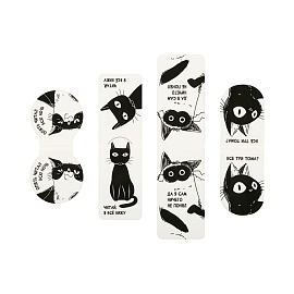 Закладки магнитные для книг, 4шт., MESHU "Meme cat", соф-тач фото Закладки магнитные для книг, 4шт., MESHU "Meme cat", соф-тач