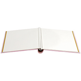 Фотоальбом магнитный 10 листов 23*28см, внутренняя спираль, ArtSpace "Sweet girl