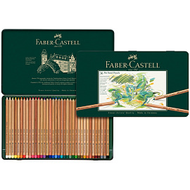 Карандаши цветные пастельные Faber-Castell Pitt Pastel 36 цветов (металлическая коробка)