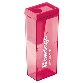 Точилка пластиковая Berlingo "NeonBox" 1 отверстие, контейнер, ассорти фото Точилка пластиковая Berlingo "NeonBox" 1 отверстие, контейнер, ассорти