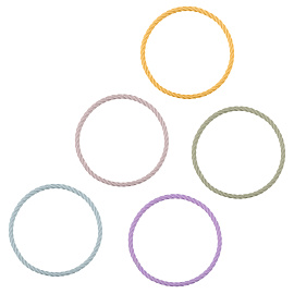 Резинки для волос MESHU, пастельные ассорти, 20шт., диаметр 4,5см, европодвес фото Резинки для волос MESHU, пастельные ассорти, 20шт., диаметр 4,5см, европодвес