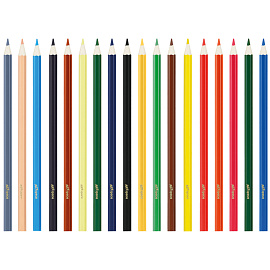 Карандаши цветные ArtSpace "Монстрики", 18цв., заточен., картон, европодвес фото Карандаши цветные ArtSpace "Монстрики", 18цв., заточен., картон, европодвес