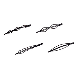 Заколки для волос MESHU, невидимки фигурные, 5шт., 6см, европодвес фото Заколки для волос MESHU, невидимки фигурные, 5шт., 6см, европодвес