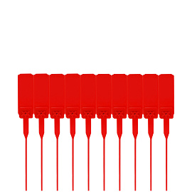 Пломба пластиковая сигнальная Альфа-МД 350мм, красная фото Пломба пластиковая сигнальная Альфа-МД 350мм, красная