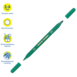 Фломастеры двусторонние Мульти-Пульти "Енот в Бразилии", 06цв., 06шт., смываемые, картон, европодвес