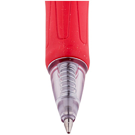 Ручка гелевая автоматическая Crown "CEO Jell" красная, 0,7мм, грип фото Ручка гелевая автоматическая Crown "CEO Jell" красная, 0,7мм, грип