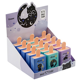 Ластик MESHU "Secret", 35*67*17мм, термопластичная резина, выдвижной, пластиковый футляр фото Ластик MESHU "Secret", 35*67*17мм, термопластичная резина, выдвижной, пластиковый футляр