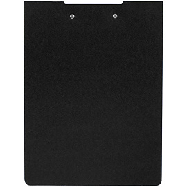 Папка-планшет с зажимом OfficeSpace А4, 1800мкм, пластик (полифом), черный фото Папка-планшет с зажимом OfficeSpace А4, 1800мкм, пластик (полифом), черный